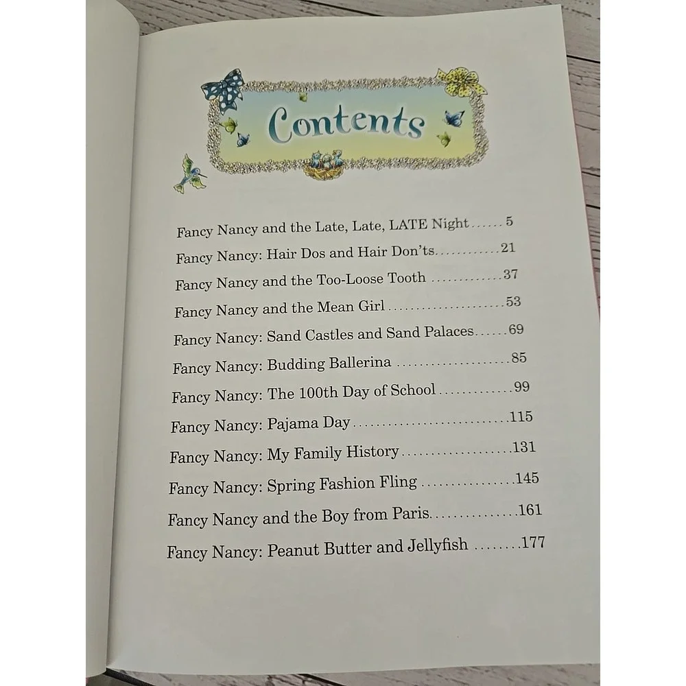 Fancy Nancy 5-Minute Stories by Jane O'Connor Hardcover Book 12 Stories in‎ One
